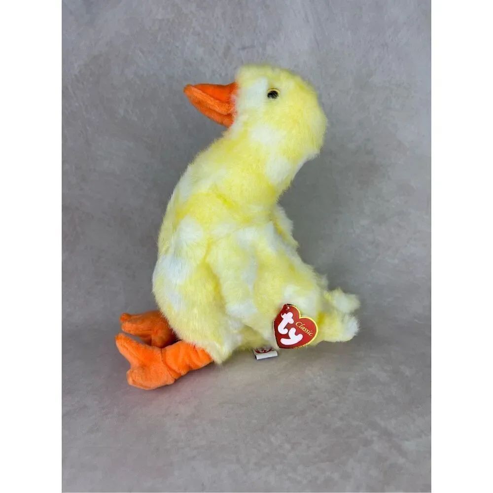Vintage 2000 Ty Quackie Duck Plush Stuffed Animal